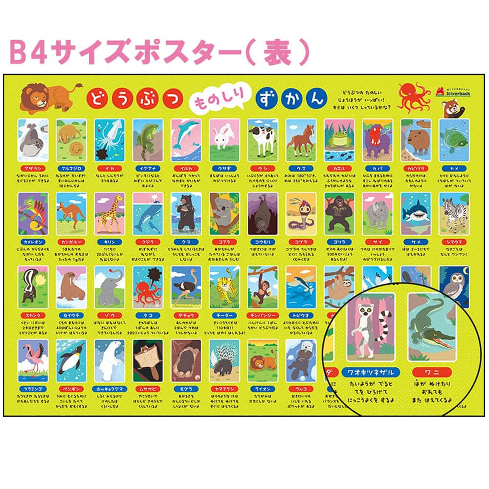 Listen carefully! Learn with 3 hints! Animal cards 1 set 1 piece