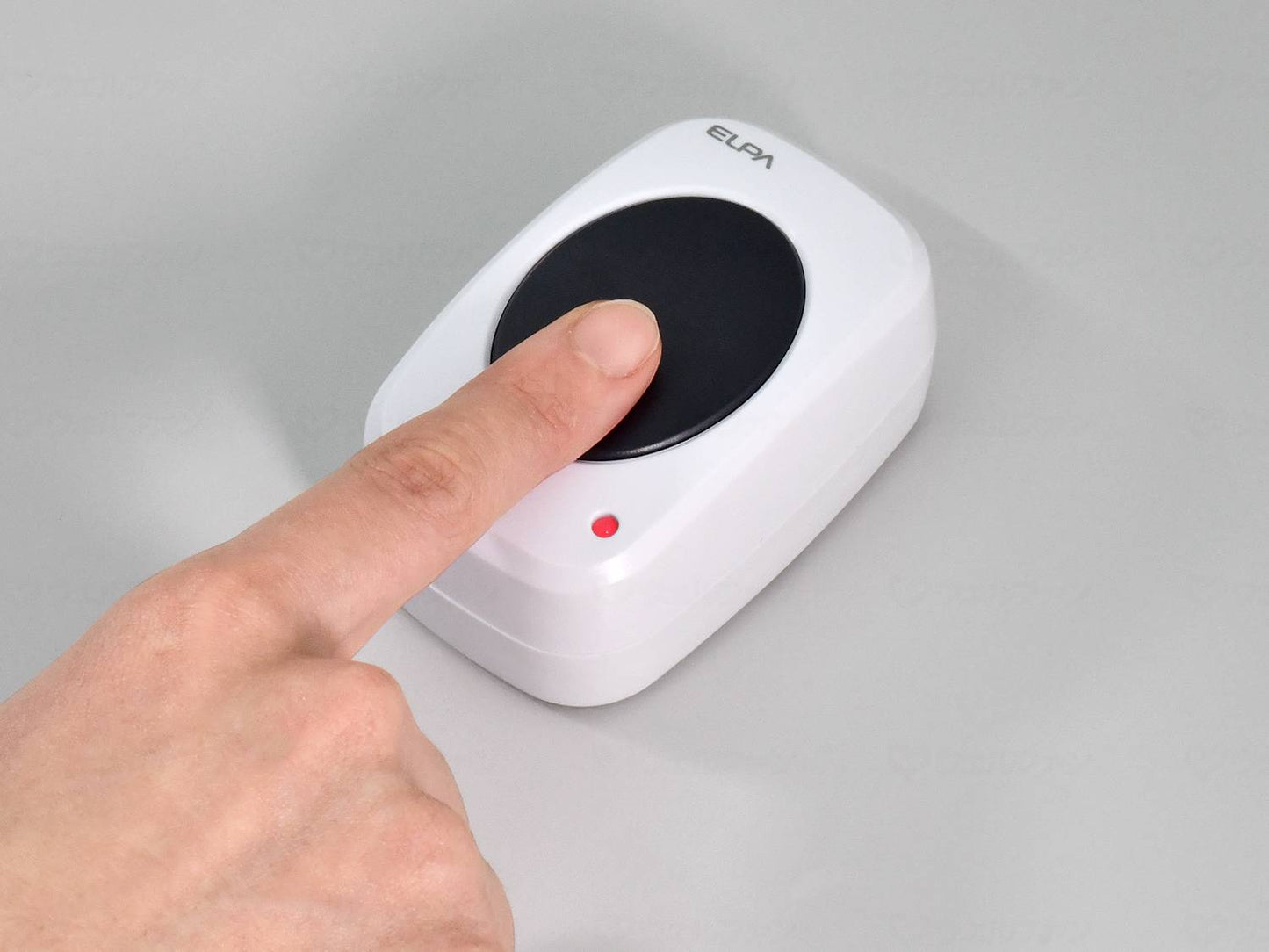 朝日電器ﾜｲﾔﾚｽﾁｬｲﾑ卓上押しﾎﾞﾀﾝ