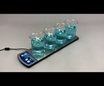 電磁コイル式スターラー　薄型　400mL×4　iStir Quattro 1台