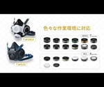 防じん・防毒両検定マスク/半面形/Mサイズ　TW02S/HB(M) 1個